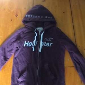 Maroon hollister hoodie